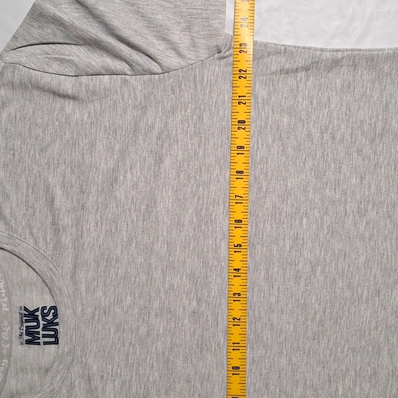 Muk Luks Quilted French Terry Jogger w/Crew Lounge Set XL Heather Grey NWOT - Picture 7 of 14